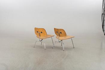 CHARLES & RAY EAMES, a pair of 'LCM' chairs, 20th century second half.