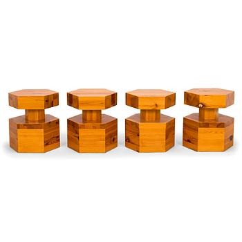 Four 1960/1970s stools.