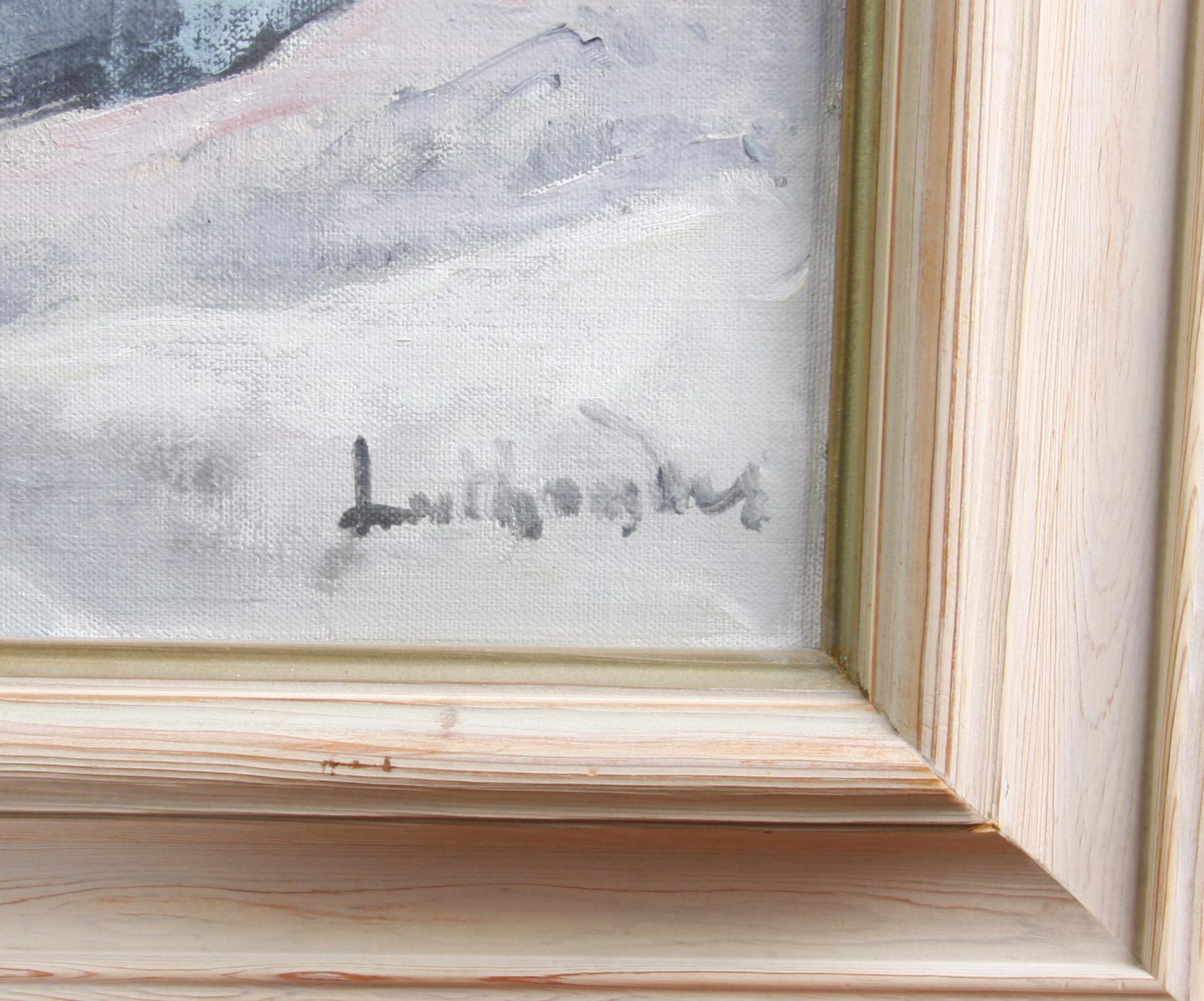 LUTHANDER, CARL. Olja på duk. Sign.