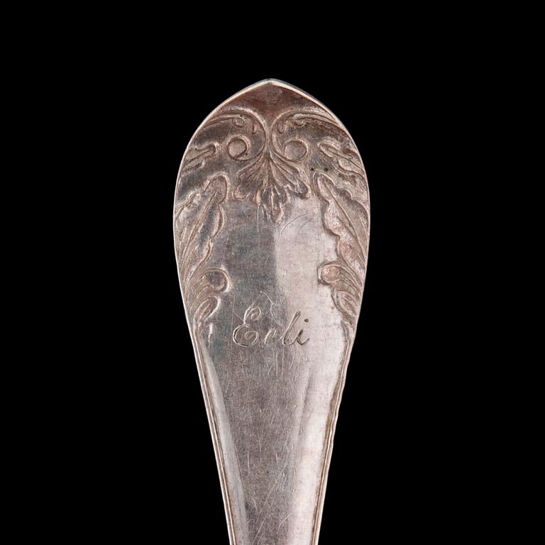 MATSKEDAR, 12 st, silver, Kuopio, Salo, 1882, 1893, 1906, 1915. Vikt 528 g.