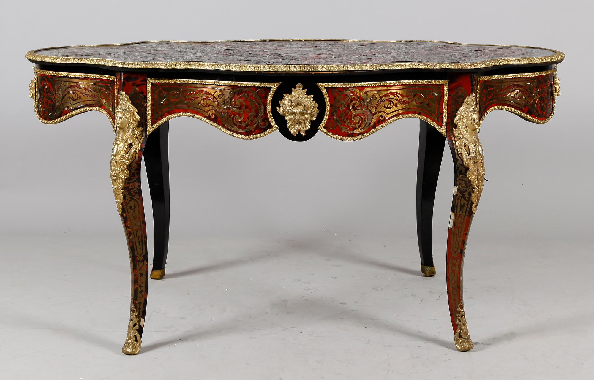 SKRIVBORD, boullearbete, Frankrike, 1800-talets mitt.