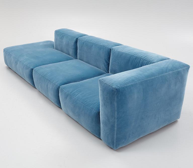 Modular a three-piece 'Mags Soft' modular sofa, HAY, Denmark.