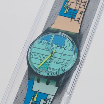 Swatch, Metroscape, wristwatch, 34 mm.