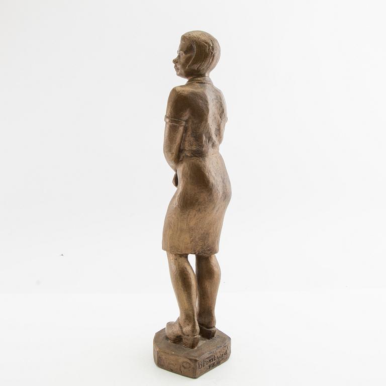 Bror Forslund, Sculpture Standing Woman.
