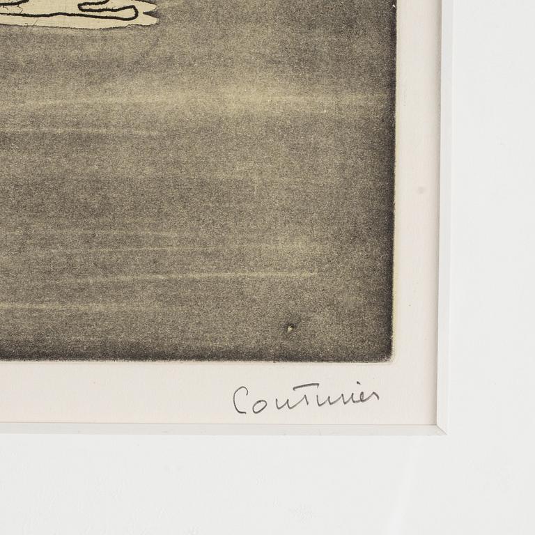 Robert Couturier, akvatintetsning, signerad och numrerad 55/100.
