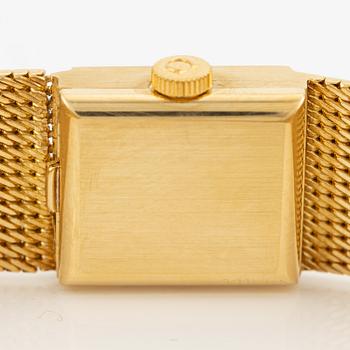 Omega, wristwatch, 15 x 15 mm.