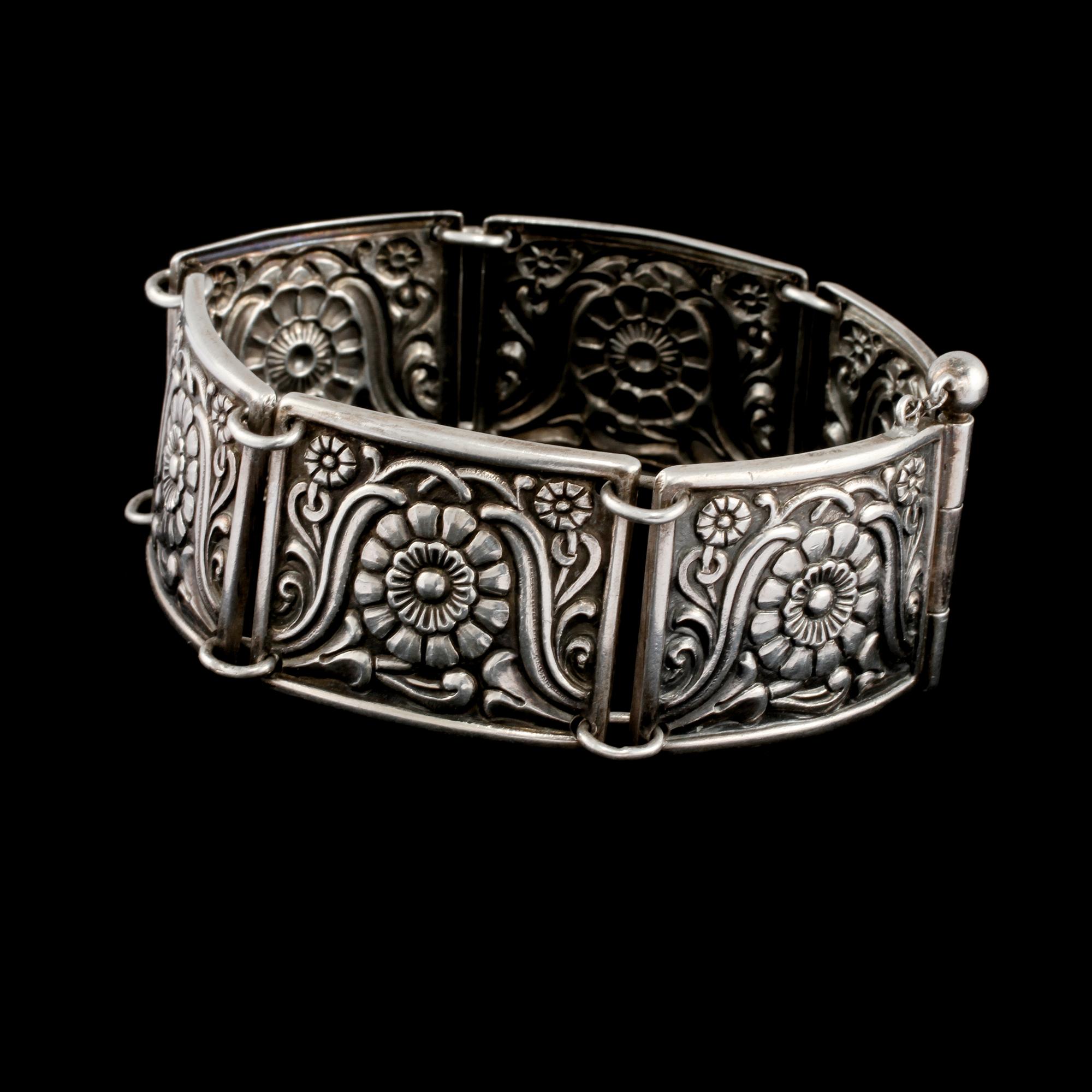 ARMLÄNK, silver, Ceson, Göteborg, 1948. Vikt 30 g.