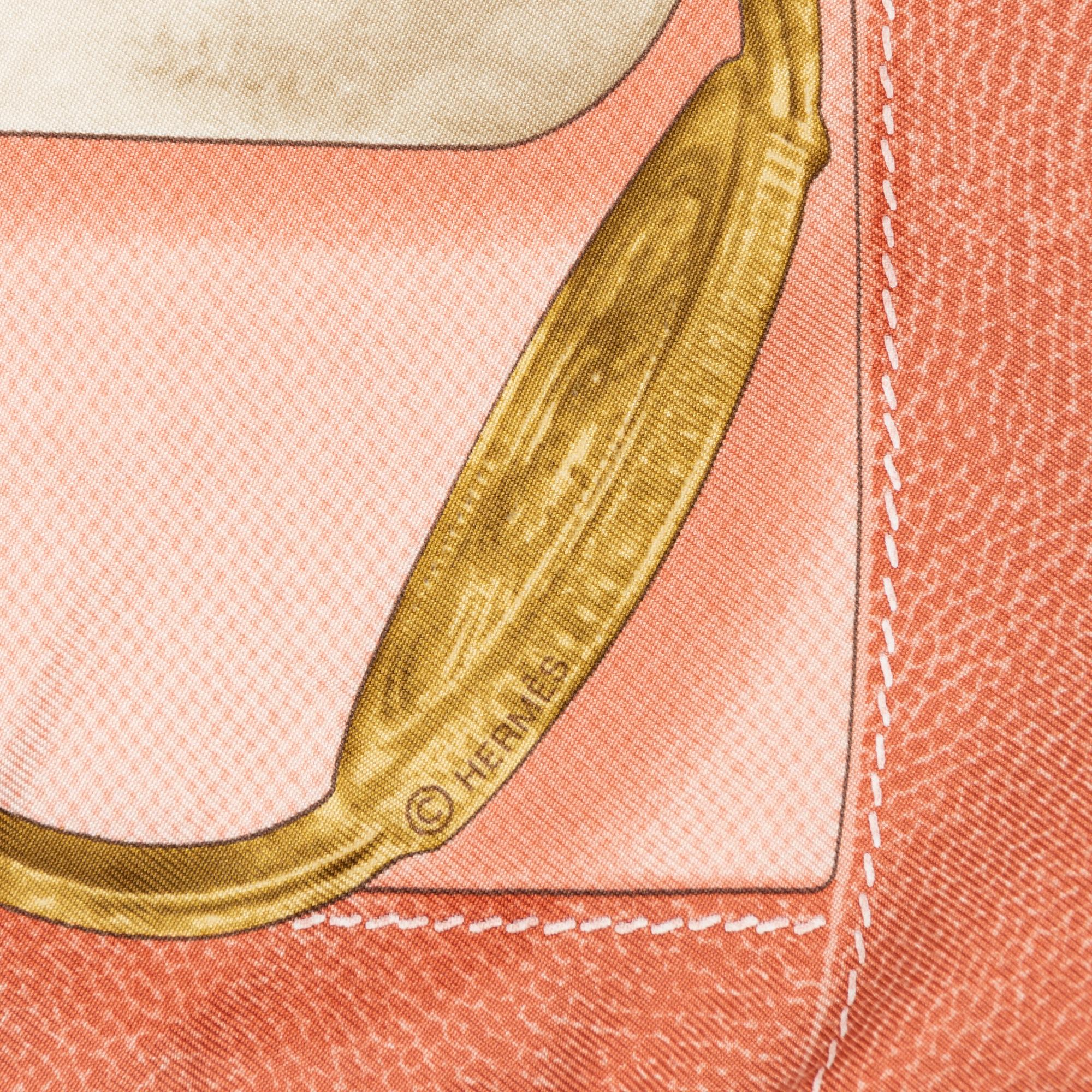 Hermès, a silk scarf 'Projets Carrés'.
