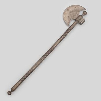An Indian axe, 19th /20th century.