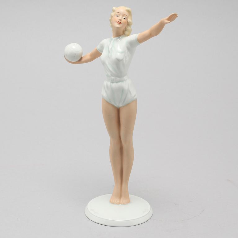 A porcelain figurine by Schaubach Kunst, Germany, 1926-1953.