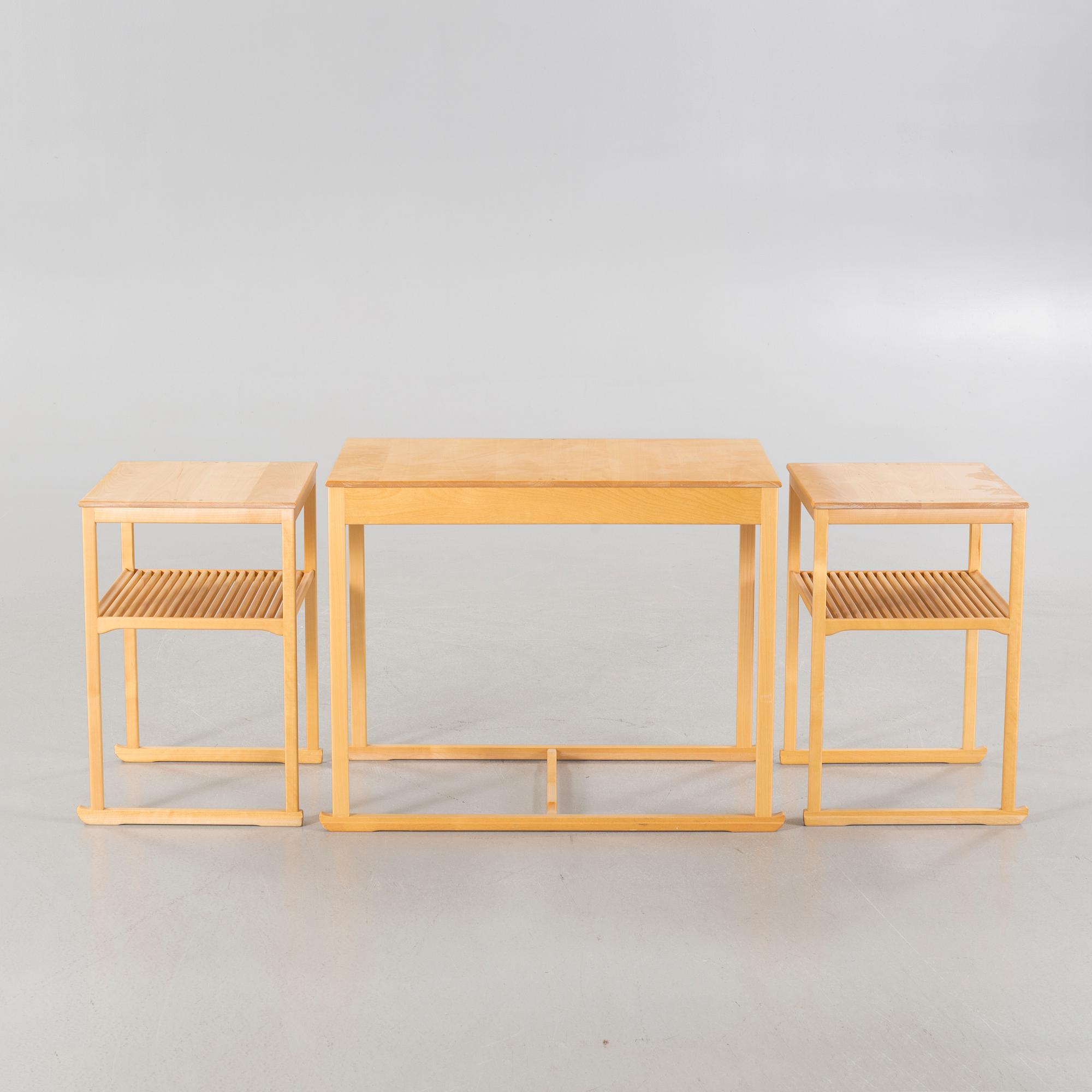 CARL MALMSTEN, satsbord, "Släden", Åfors Möbelfabrik, modell formgiven 1948.