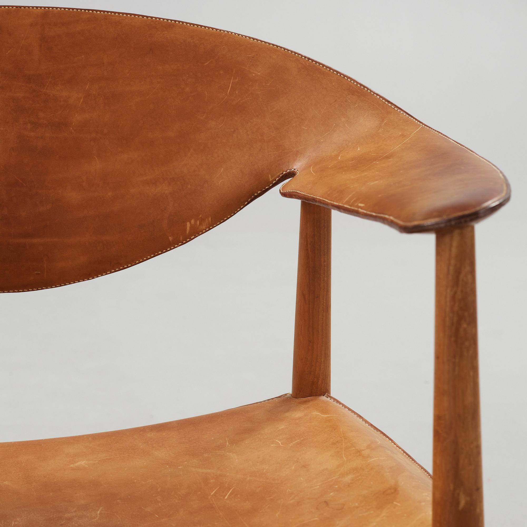 AKSEL BENDER MADSEN & EJNER LARSEN, "Metropolitan Chair", Willy Beck, Danmark 1950-60-tal.