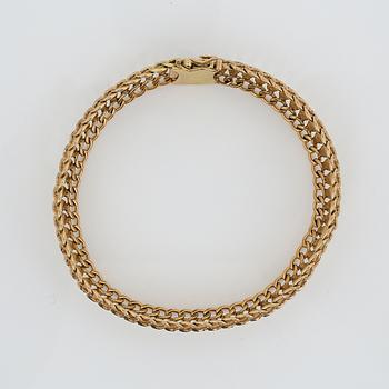 ARMBAND, 18K guld, Spanien, efter 1934. Vikt ca 25 g.