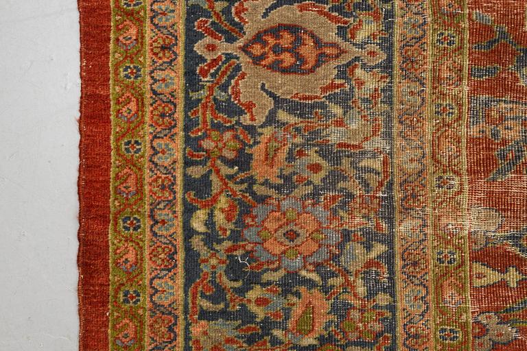 Matta, antik, Ziegler Mahal, ca 446 x 418 cm.