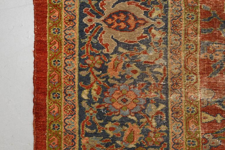 A carpet, antique Ziegler Mahal, ca 446 x 418 cm.