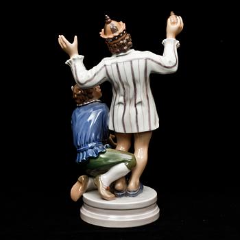 FIGURIN, porslin, Dahl-Jensen. Danmark.