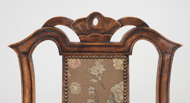 STOLAR, 6 st, Barock stil, 1800-tal.