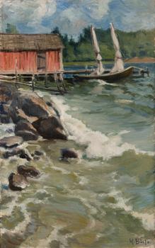 HELMI BIESE, STRANDLANDSKAP.