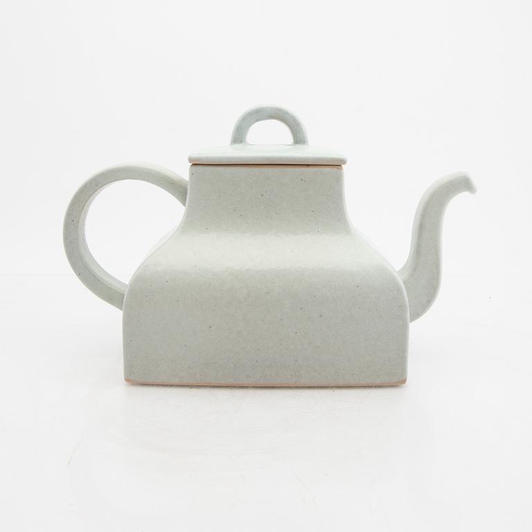 Signe Persson-Melin, a glazed ceramic teapot, signed by hand and numbered 48/100.