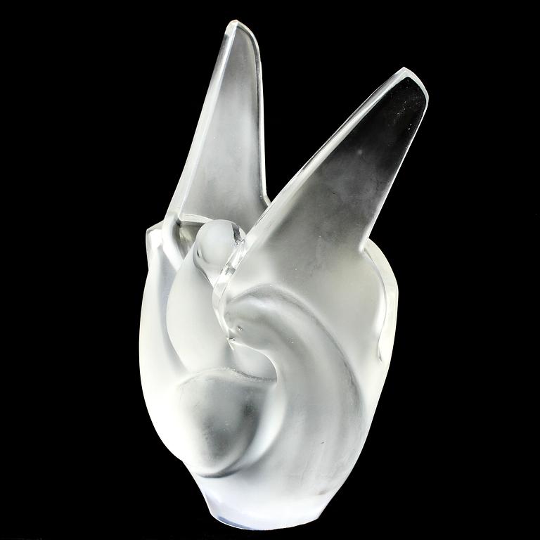 VAS, glas, Lalique, Frankrike. 1900-tal.