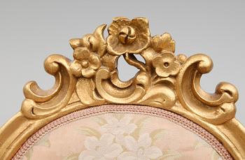STOLAR, 3 st, rokokostil, 1800-talets andra hälft.