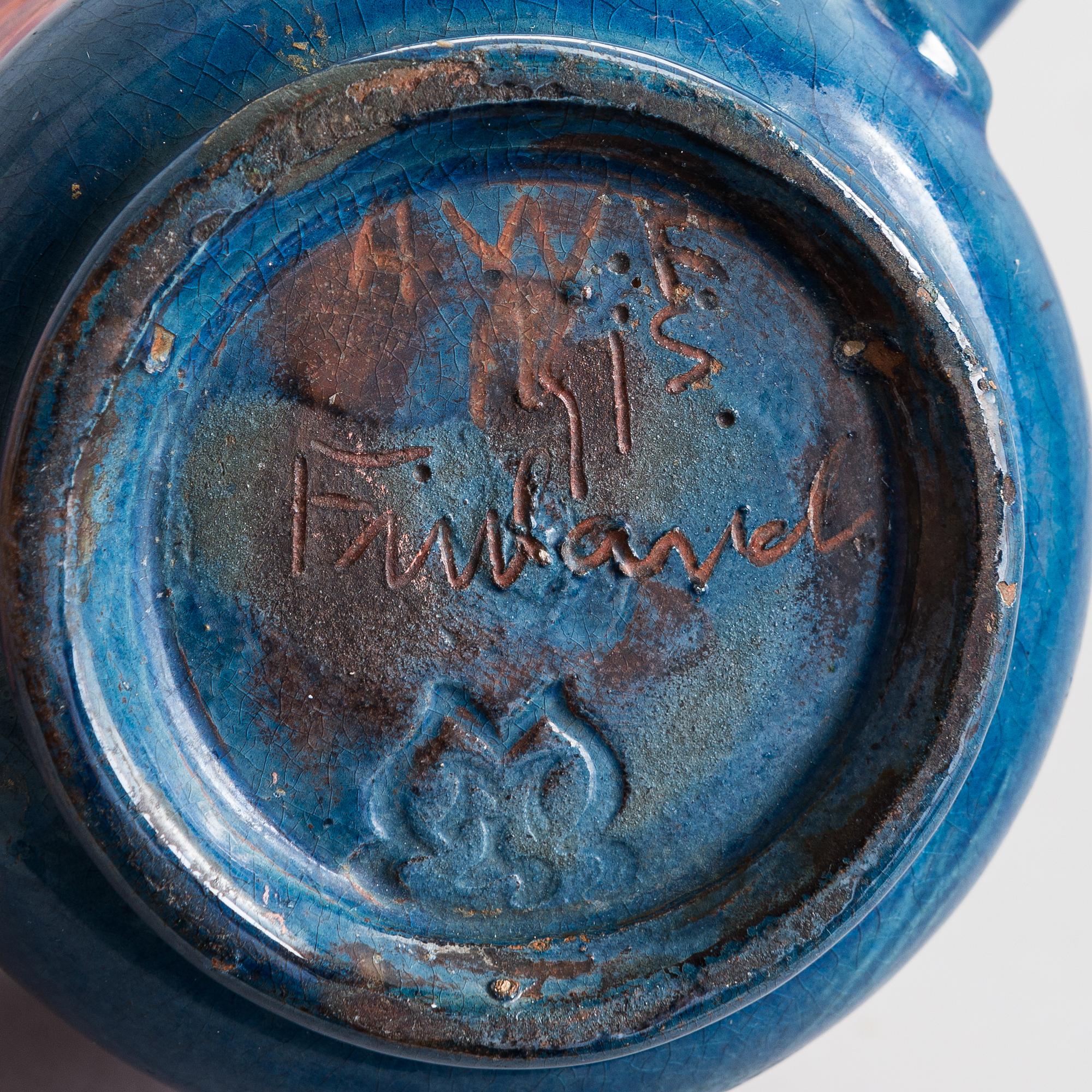 Alfred William Finch, a mug around year 1900 by Iris Finland.