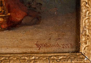 JOHAN CHRISTOFFER BOKLUND, olja på duk. Sign och otydl dat.