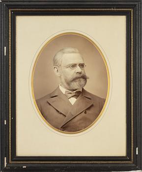 Porträtt av Robert Nobel (1829-1896), fotografi.