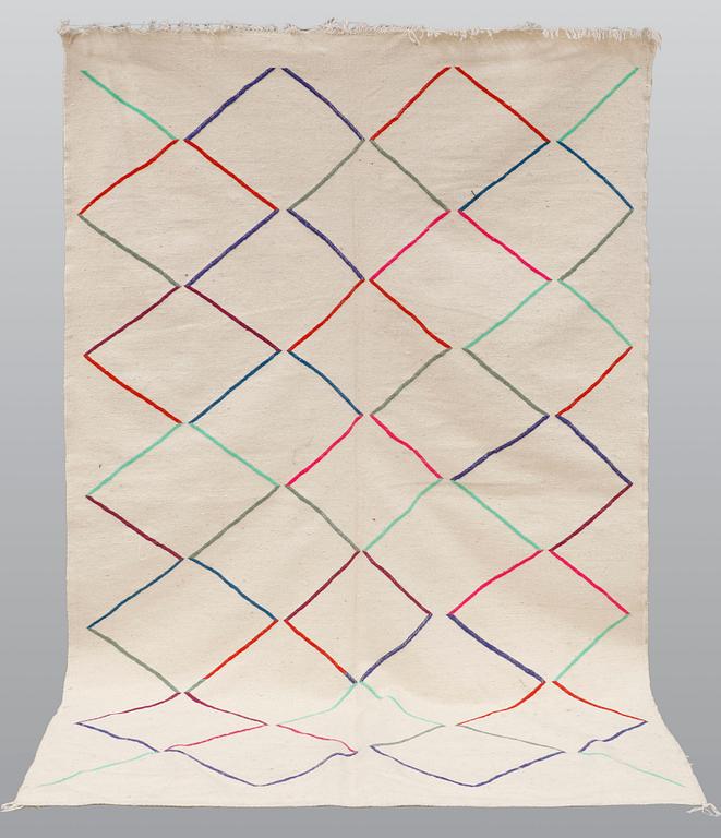 Matto, Morocco Kilim, ca 245 x 150 cm.