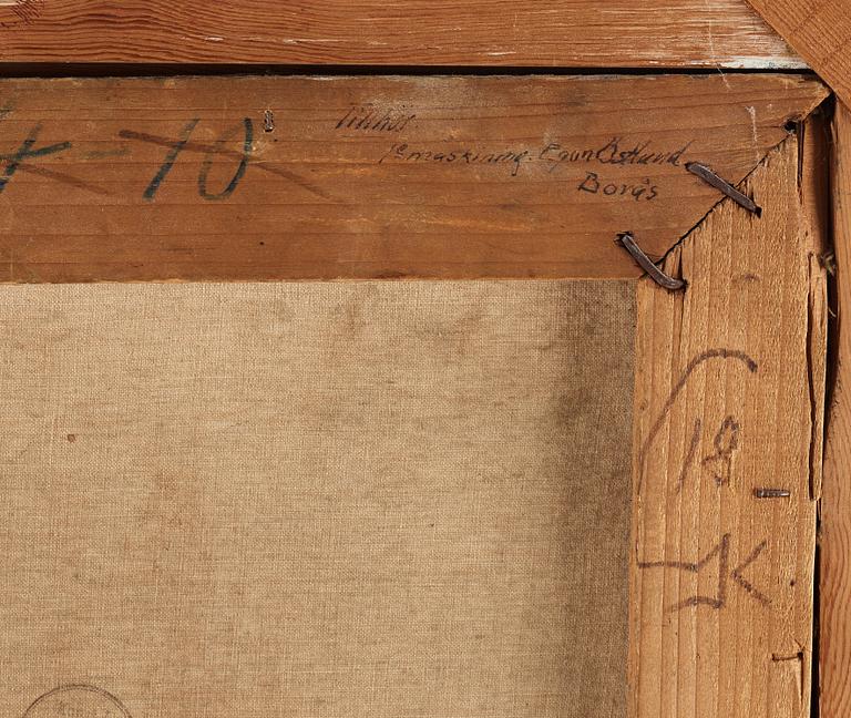 Gösta Adrian-Nilsson, "Christ revealed above the Eiffel Tower" (Kristus uppenbarar sig över Eiffeltornet (Kristus tillägnad)).