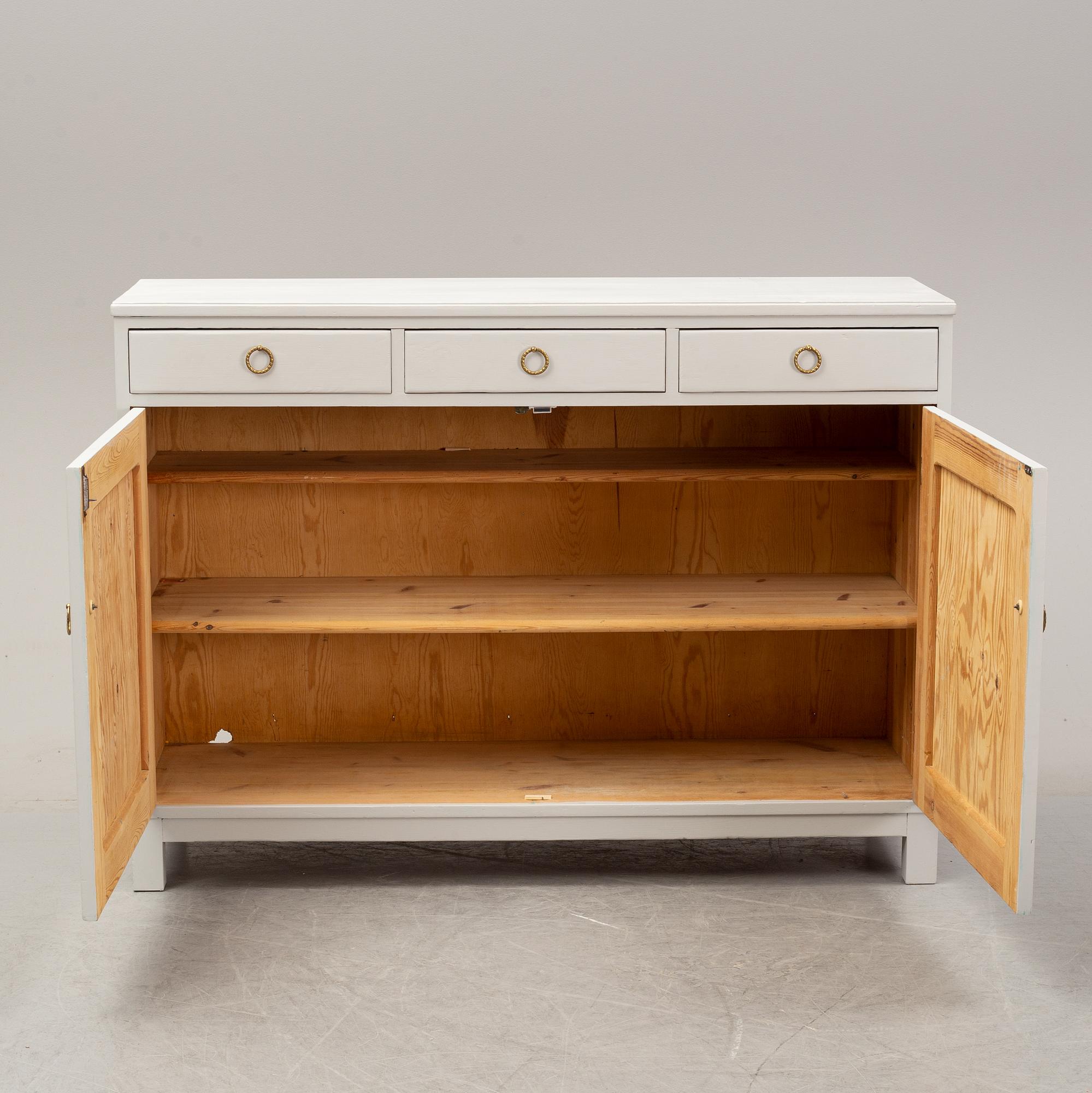 A painted sideboard, second half of the 20th Century.