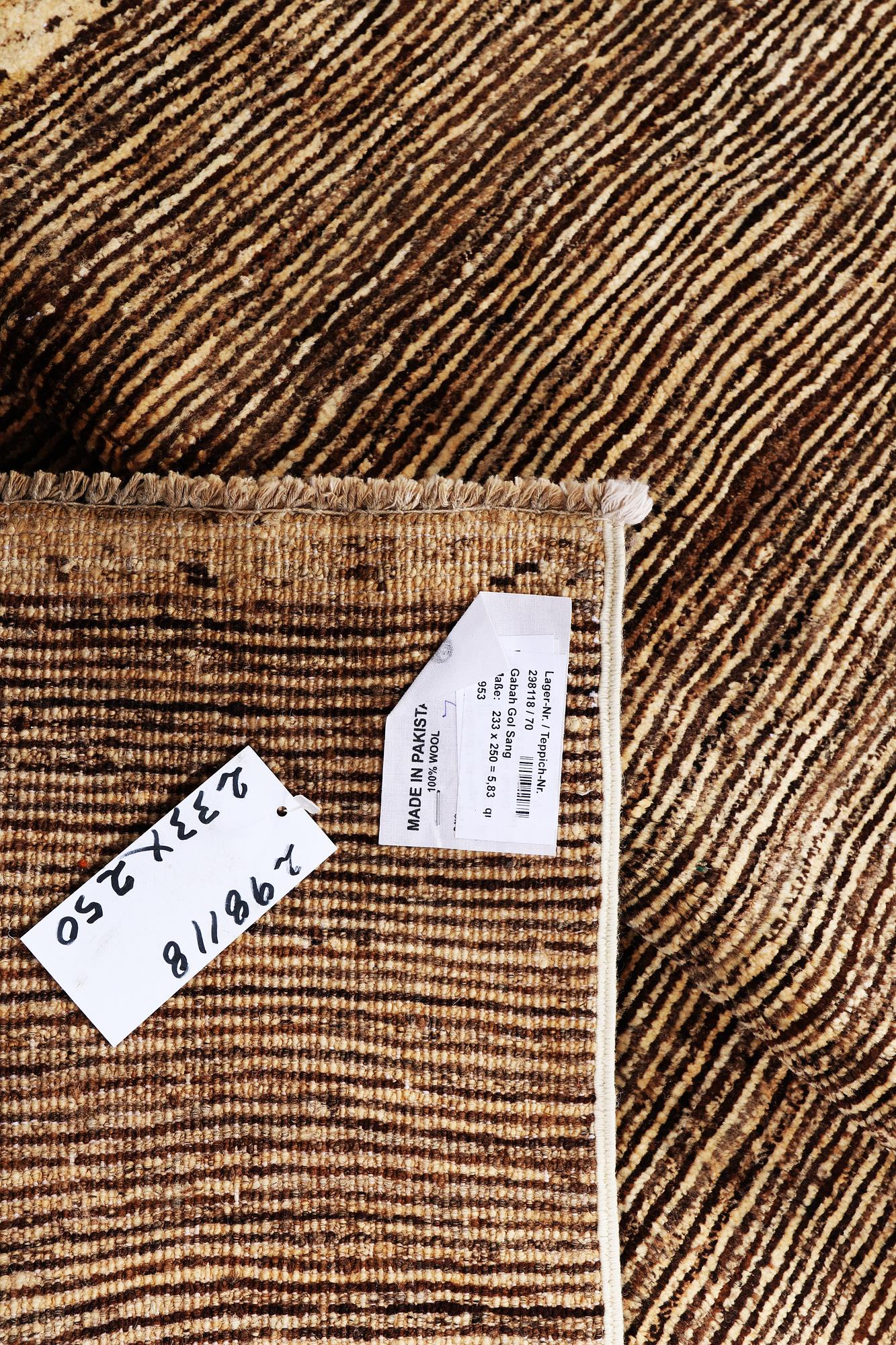A carpet, Gabbeh Golsang, ca 250 x 233 cm.