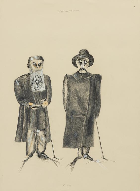 Madeleine Pyk, "Tolstio och Gorki 1900".