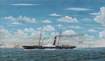 Niels Eukarius Frantzén, Postship "Freyr".