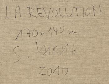 Stefan Hirsig, oil on canvas, signed and dated 2010 verso.