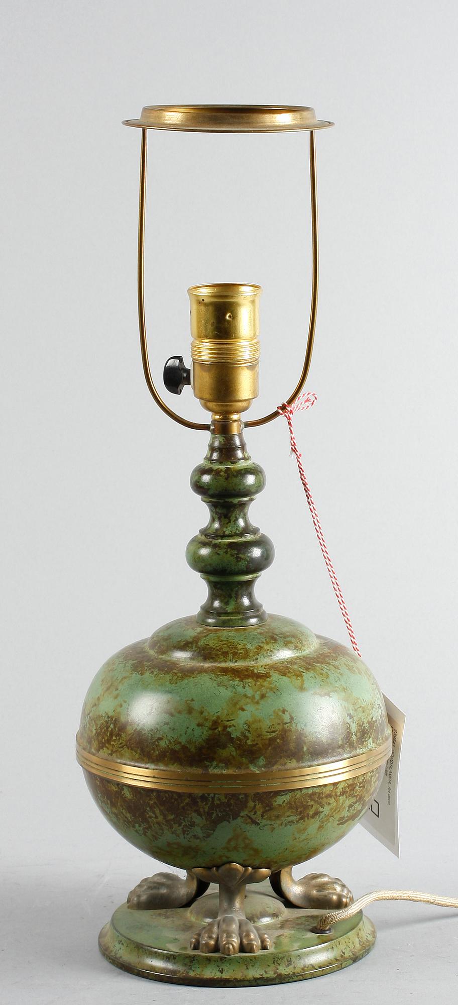 BORDSLAMPA, Art deco, 1900-talets första hälft.