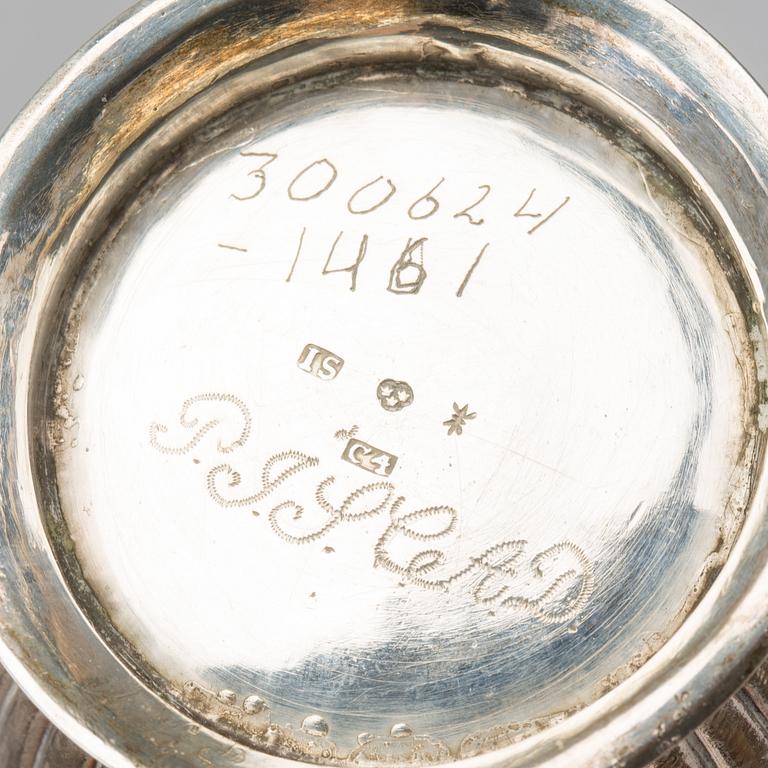 JOHAN SANDSTRÖM gräddkanna silver Enköping 1833 empire.
