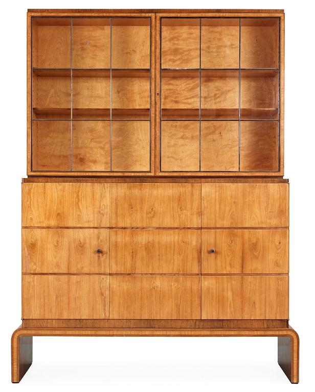 An Axel Larsson showcase cabinet, Albin Johansson, Wickman & Nyberg, Stockholm 1930.