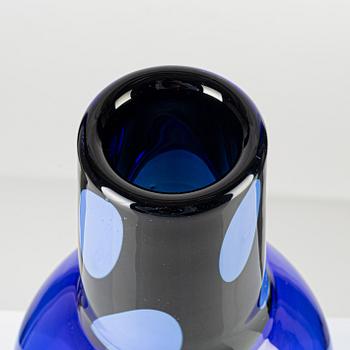 Gunnel Sahlin, a glass vase, Kosta Boda Atelier, Sweden.