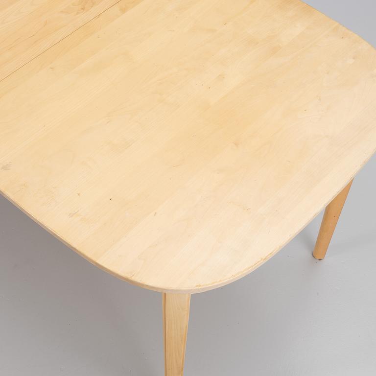 Carl Malmsten, matbord med 4 stol."Vardags", Stolab, 1999.