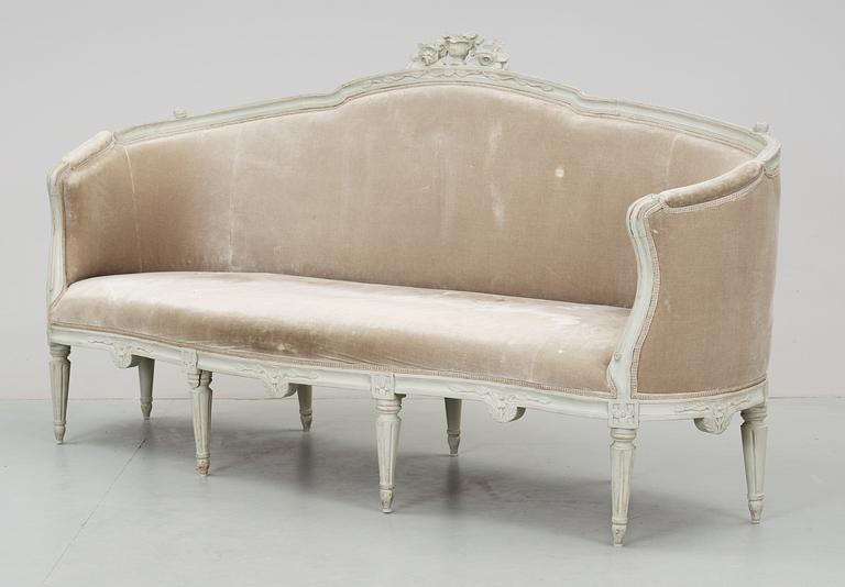 SOFFA. Gustaviansk, 1700-talets slut.