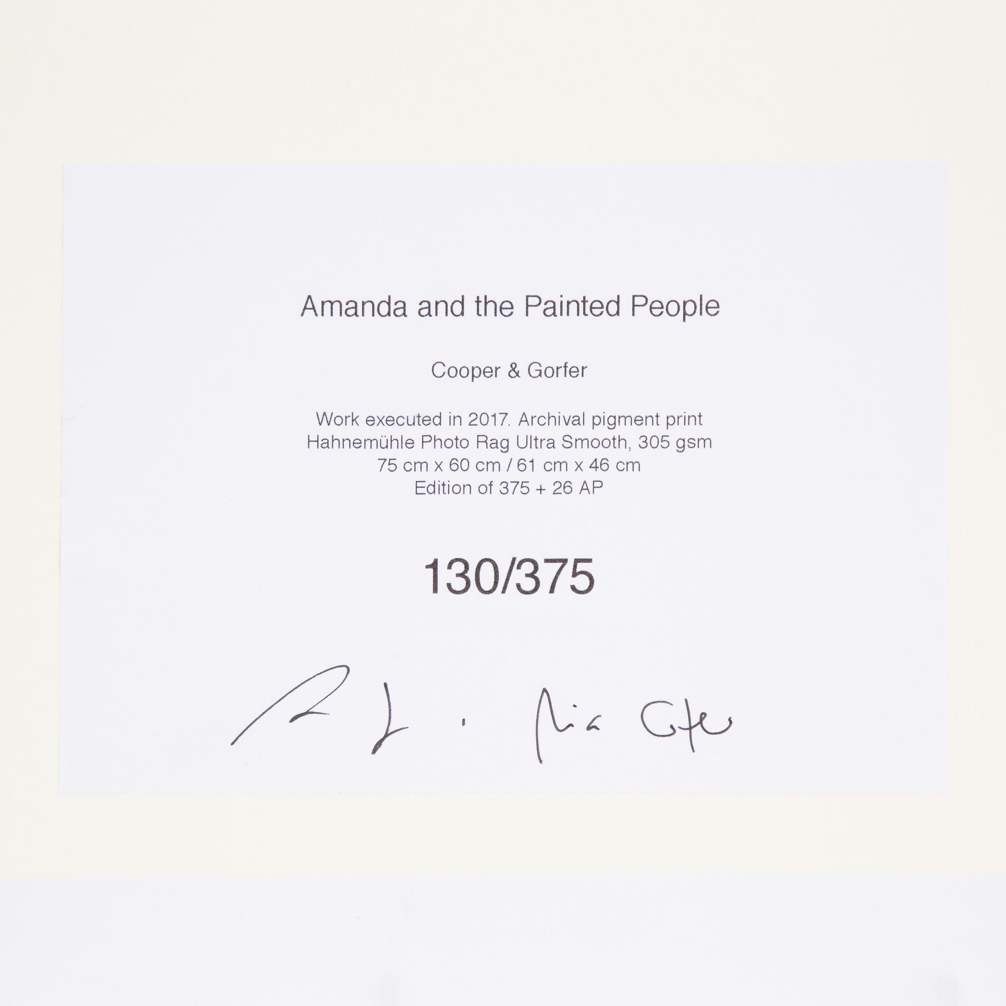 Cooper & Gorfer, "Amanda and the Painted People".