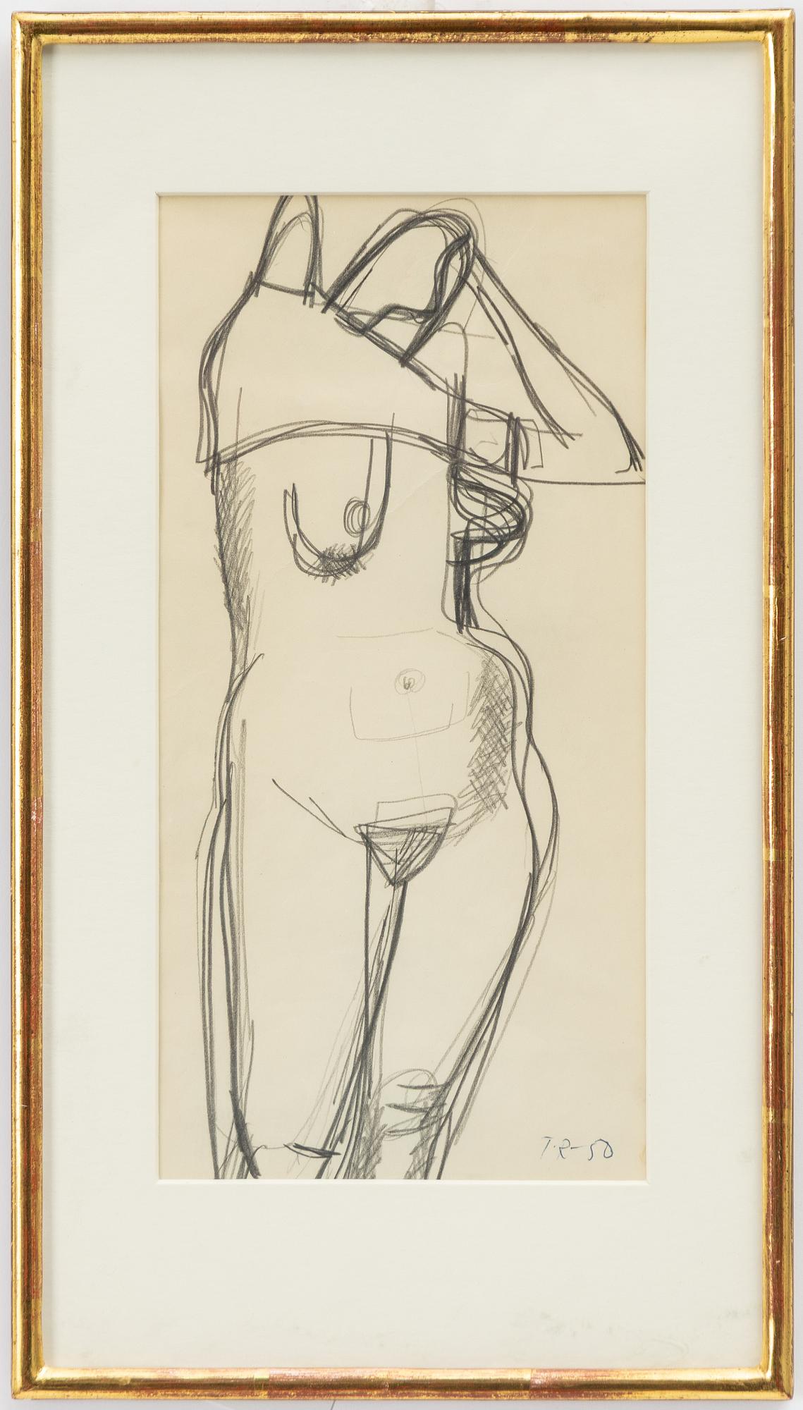 Torsten Renqvist, Stående akt.