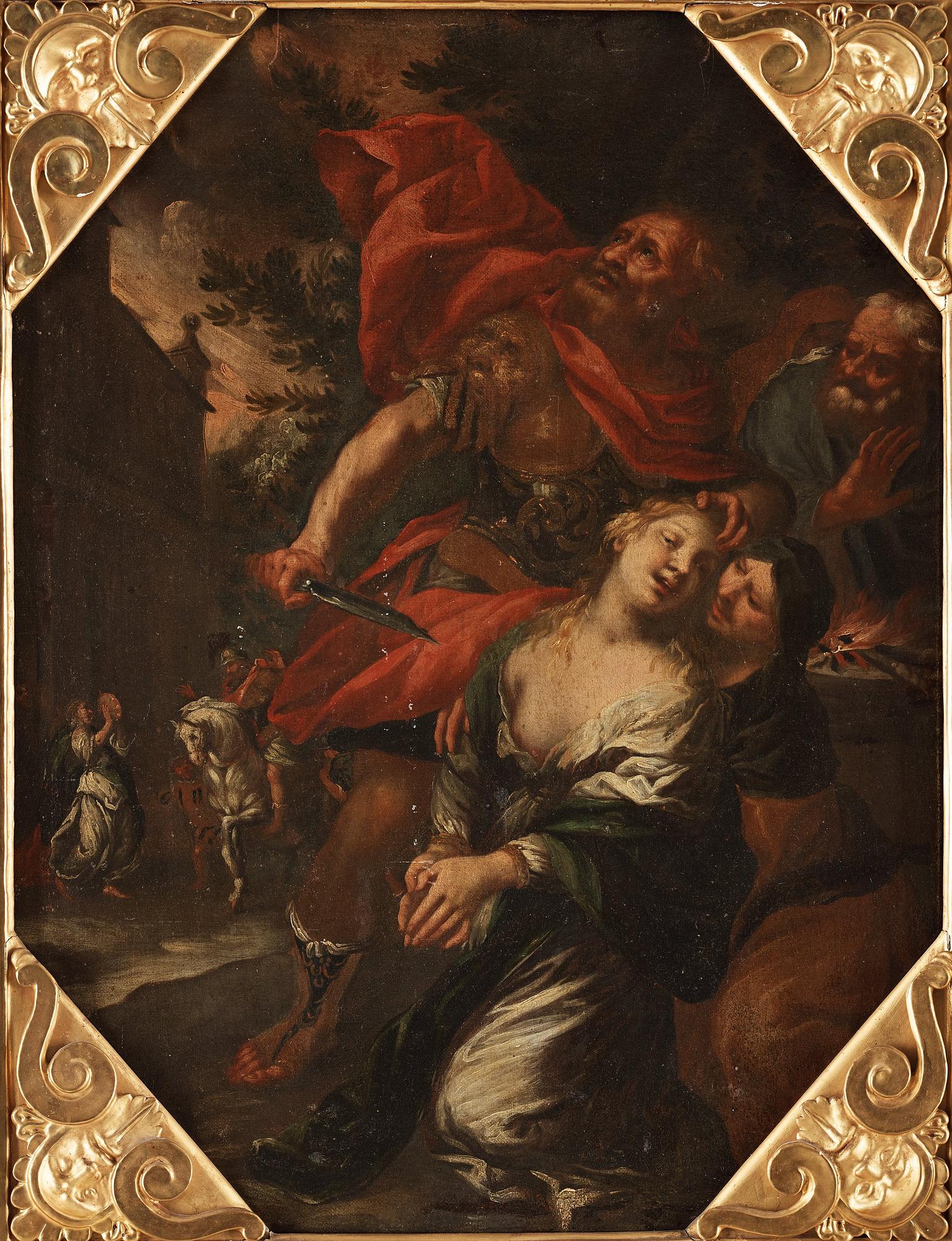 ITALIENSK SKOLA, 16/1700-TAL , Ifigenias offer.