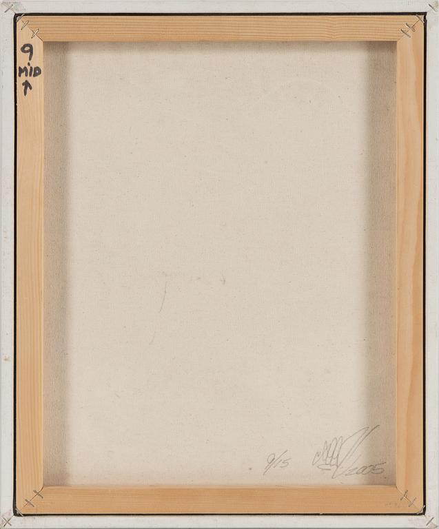 SEEN, silkscreen/spray, signed and numbered a tergo 9/15. Dated 2005.