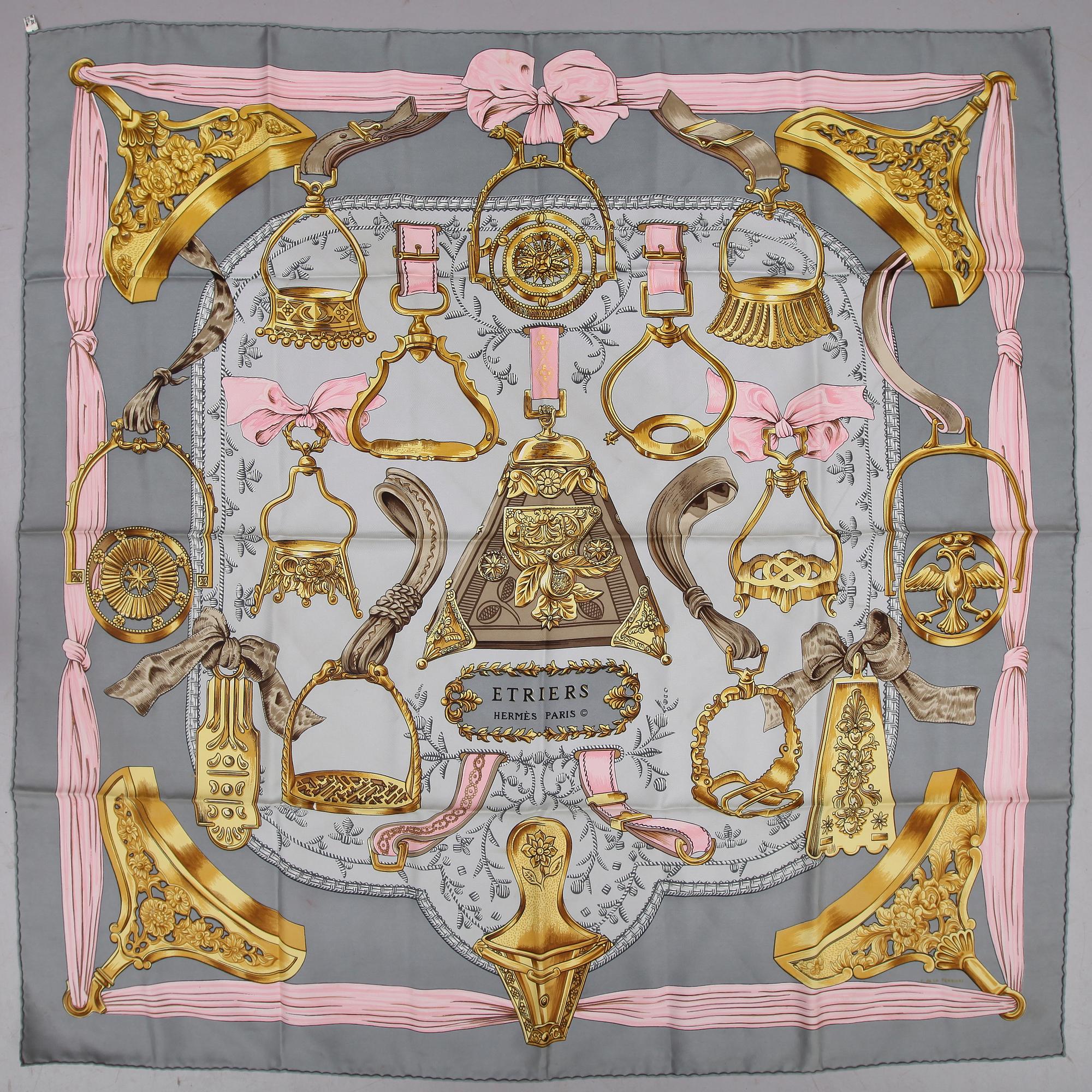 SCARF, Etriers, Hermès, siden.