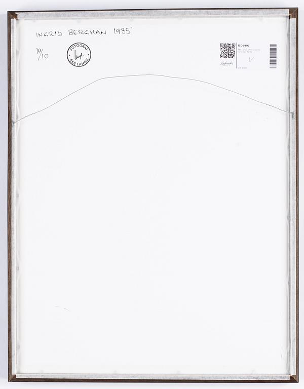 Åke Lange, efter, C-print, numrerad 10/10.