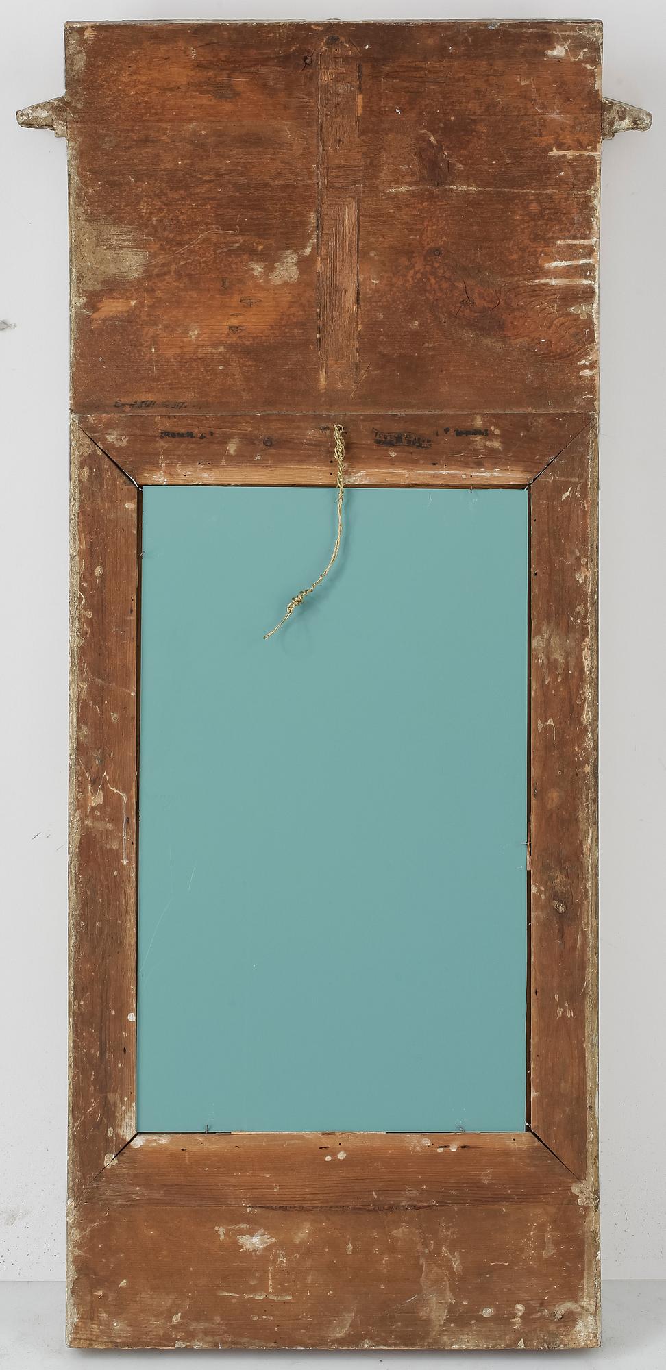 SPEGEL, troligen Johan Petter Holmberg, hallstämplad Stockholm 1831.