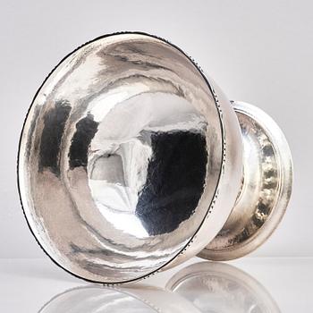 Georg Jensen, skål på fot, silver, design nr 19A, Köpenhamn 1917-1927.