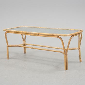 A bambu furniture suite from E.W. Ottosson korgmöbelfabrik, Stockholm, 1940's.